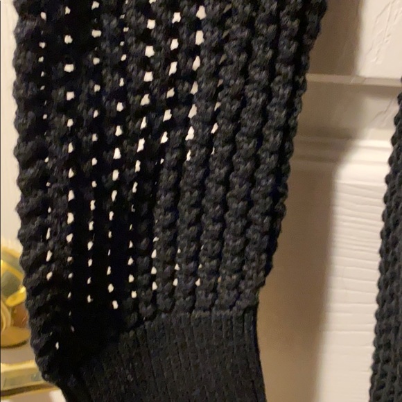 Michael Kors Sweater Black Net Lace up Tunic S NWT - Picture 15 of 16